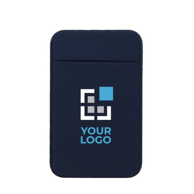 Tarjetero adhesivo para móvil en material elástico personalizable