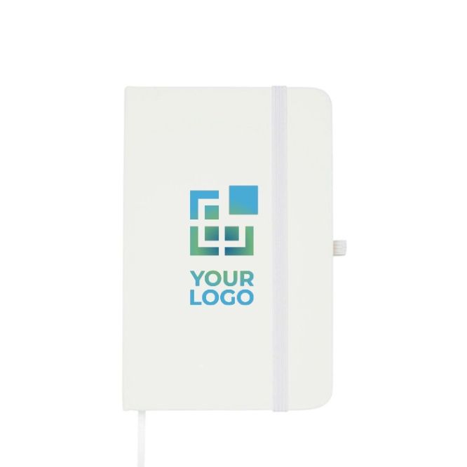 Libreta de tapa dura con cubierta de tacto suave A6 hojas a rayas vista principal