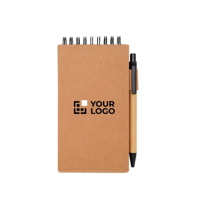 Bloc de notas adhesivas amarillo y multicolor con bolígrafo