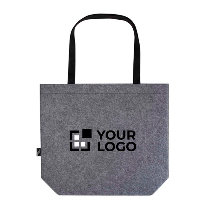 Bolsa para la compra de fieltro reciclado de alta calidad con 20L