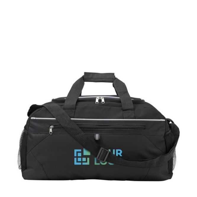 Bolsa de deporte o viaje de poliéster con bolsillo frontal y superior