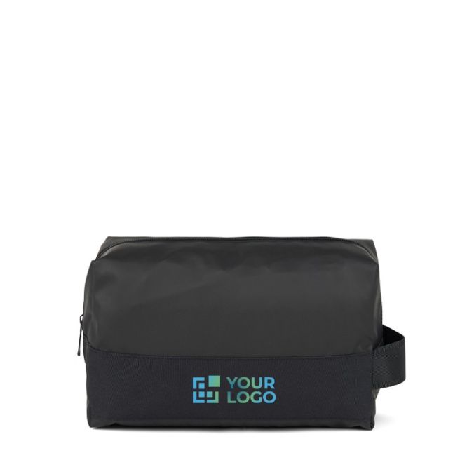 Neceser de poliéster reciclado de elegante diseño y minimalista