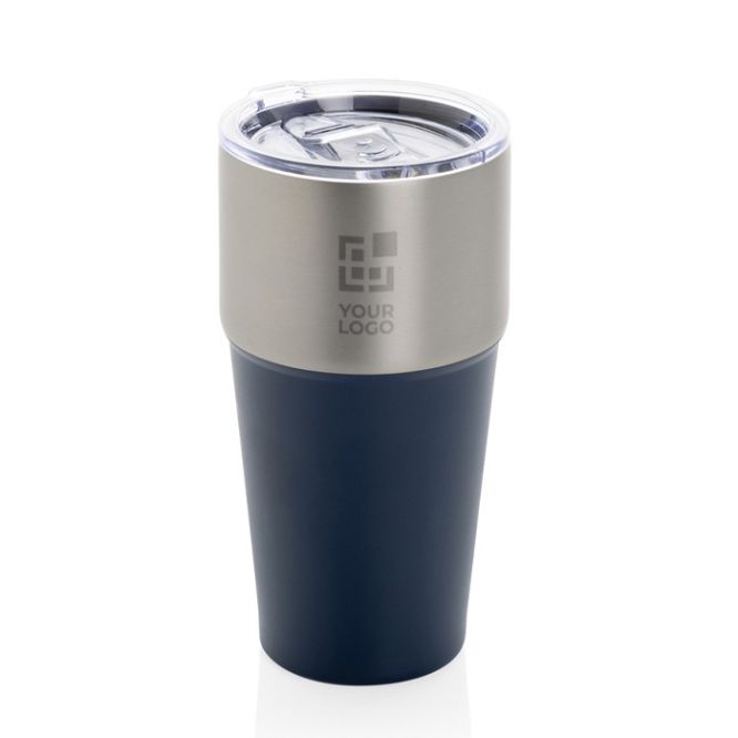 Vaso térmico de acero inoxidable reciclado antigoteo de 500ml