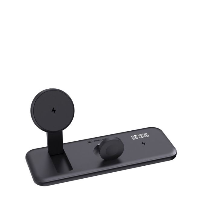 Cargador magnético 3 en 1 con carga inalámbrica magnética 15W