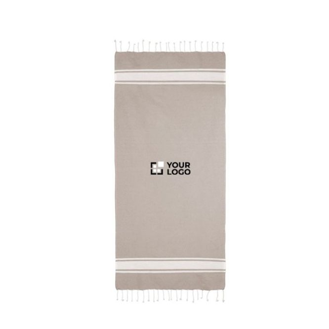 Pareo de algodón reciclado y poliéster en varios colores 150 g/m2