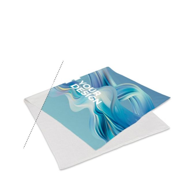 Toalla de algodón y terciopelo de poliéster para sublimar 70x140 cm