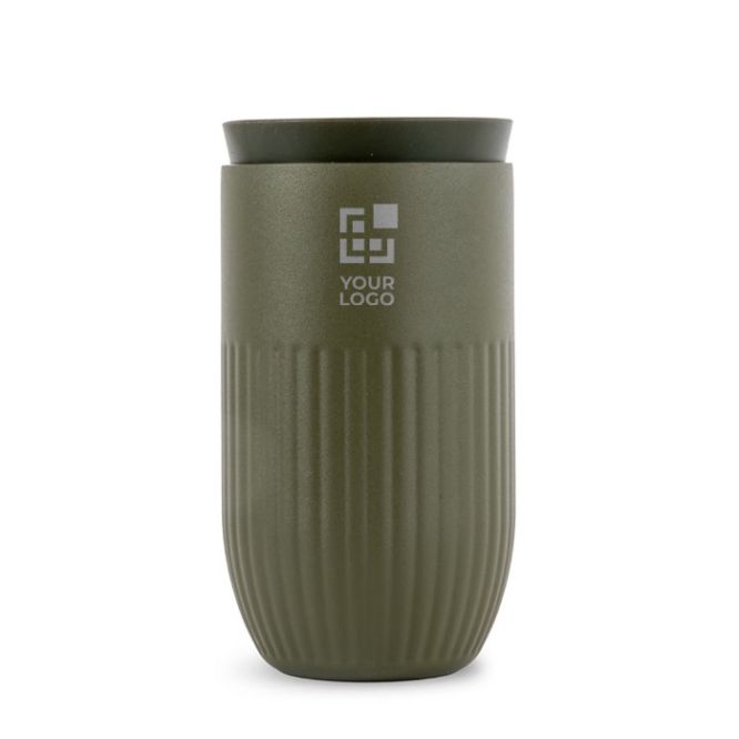 Vaso térmico de acero inoxidable con tapa de botón 320 ml vista principal
