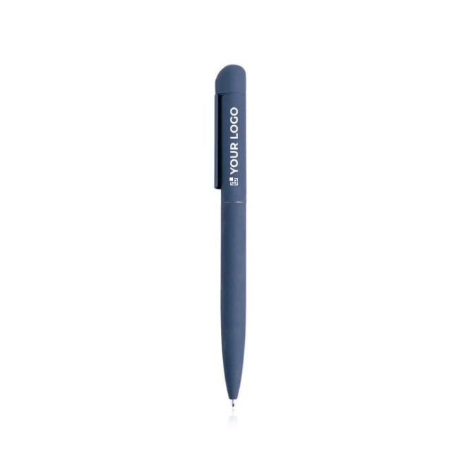 Bolígrafo elegante de acero inoxidable reciclado tinta azul