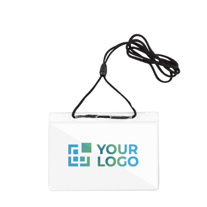 Identificador con cuerda ajustable para colgar 10.3x6.6cm