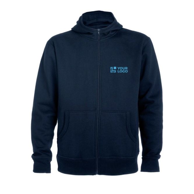 Sudadera de algodón y poliéster con capucha 280 g/m2 Roly Direct Montblanc 