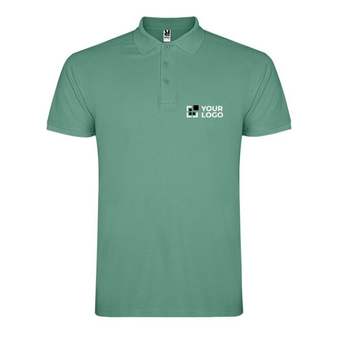 Polo de hombre de algodón punto piqué de hombre 200 g/m2 Roly Direct Star 