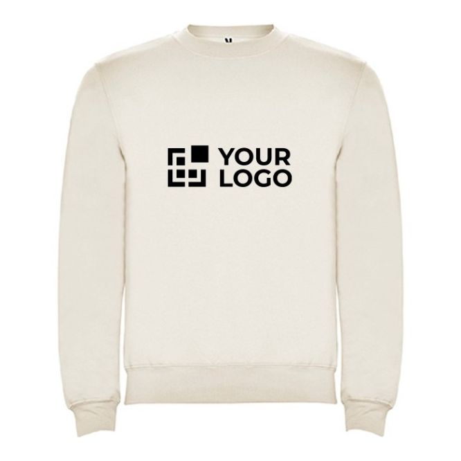 Jersey de algodón y poliéster con puños canalé 280 g/m2 Roly Direct Clasica 