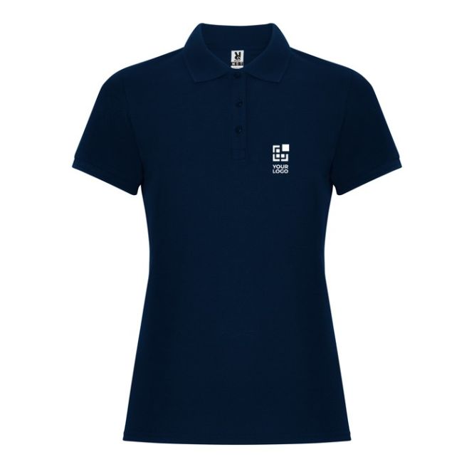 Polo de algodón y poliéster para mujer slim Roly Direct Pegaso Premium 