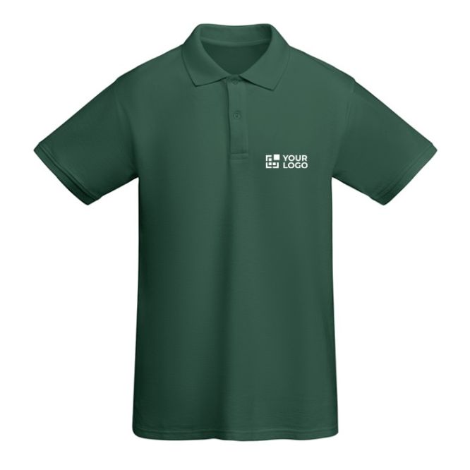 Polo de manga corta de algodón orgánico 210 g/m2 Roly Direct Prince 