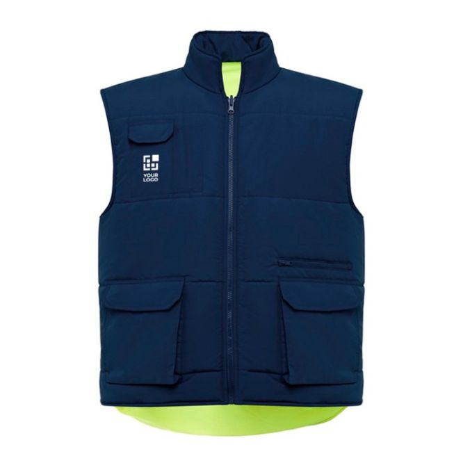 Chaleco laboral reversible alta visibilidad 450 g/m2 Roly Persei 