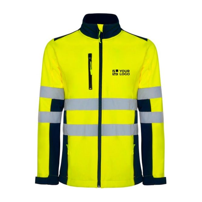 Chaqueta laboral softshell de alta visibilidad 320 g/m2 Roly Antares 