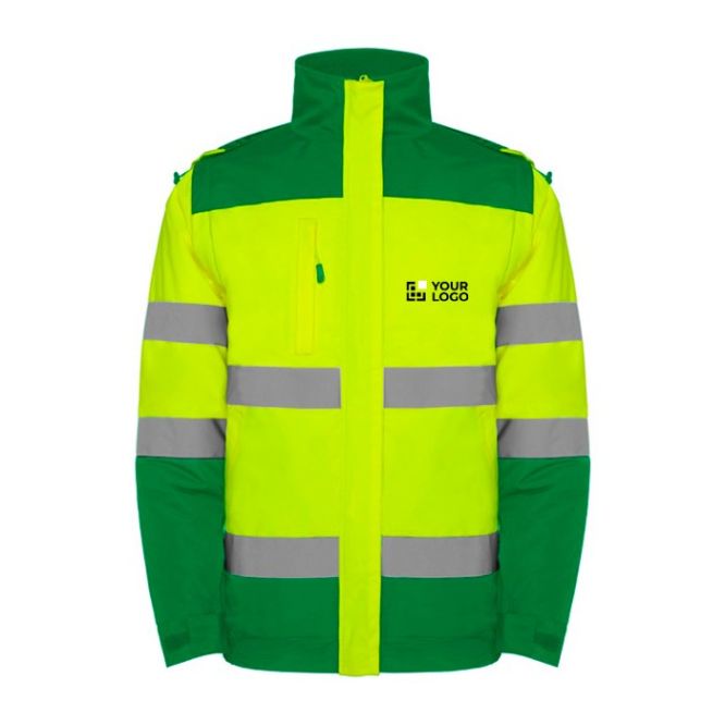 Parka laboral de alta visibilidad impermeable 400 g/m2 Roly Epsylon 