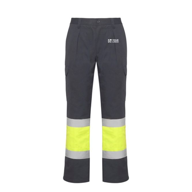 Pantalón de trabajo de alta visibilidad invierno 240 g/m2 Roly Soan 