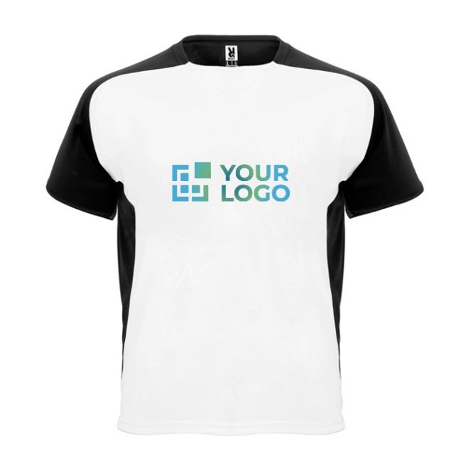 Camiseta técnica de poliéster con manga ranglán 140 g/m2 Roly Direct Bugatti 