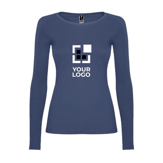 Camiseta para mujer de algodón en manga larga 160 g/m2 Roly Direct Extreme 