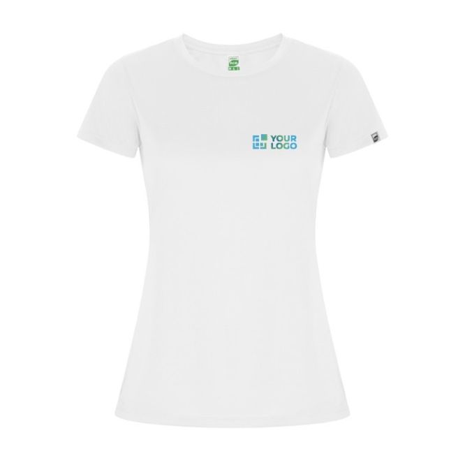 Camiseta técnica de poliéster reciclado para mujer 135 g/m2 Roly Direct Imola 