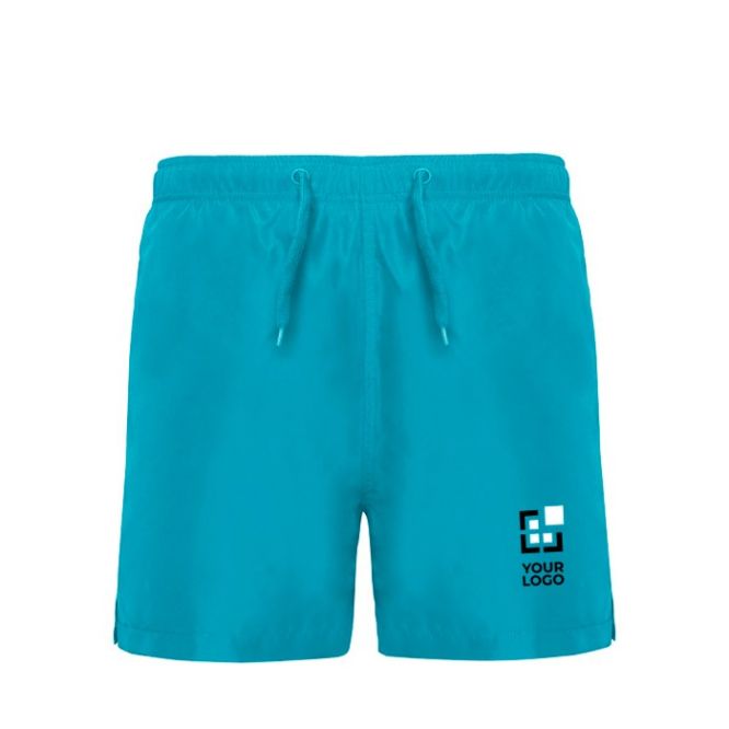 Bañador de poliéster con dos bolsillos laterales 100 g/m2 Roly Direct Aqua 