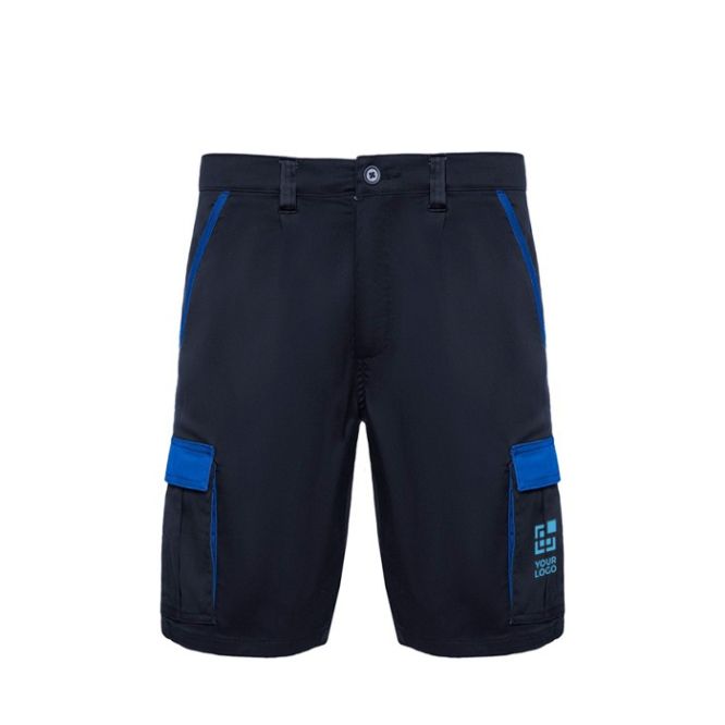 Bermuda corta laboral de poliéster y algodón 250 g/m2 Roly Tahoe 