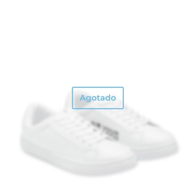 Zapatillas ligeras de cuero sintético con suela de goma vista de impresión