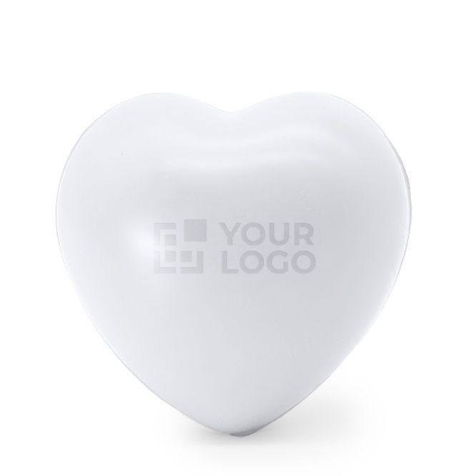 Antiestrés en forma de corazón de varios colores para personalizar