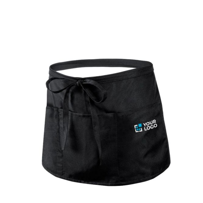 Delantal de poliéster para la cintura con varios bolsillos