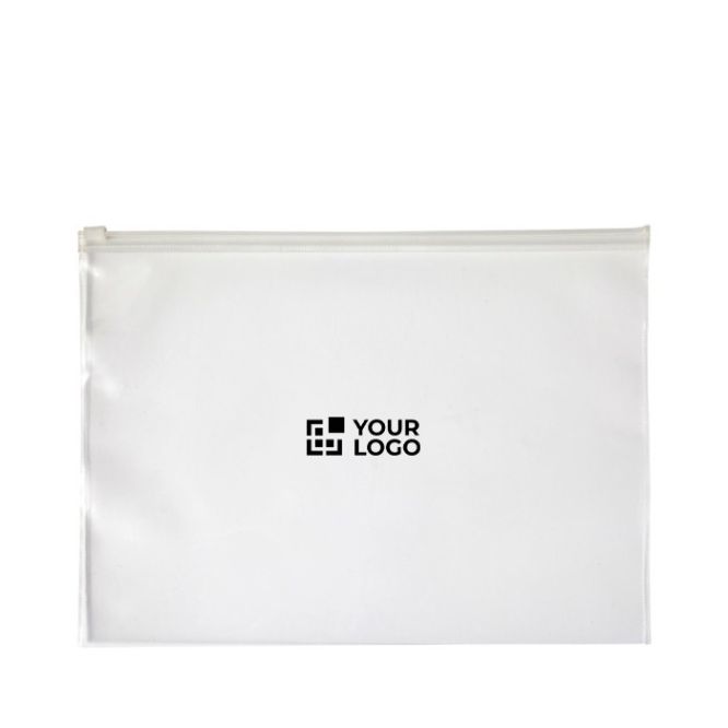 Carpeta de PVC transparente para documentos de tamaño A4