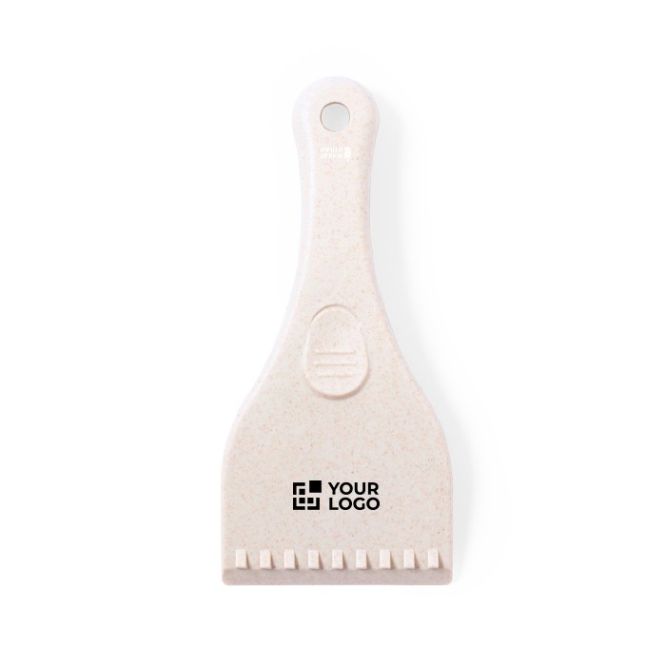 Rascador de hielo hecho de caña de trigo con asa traqueada