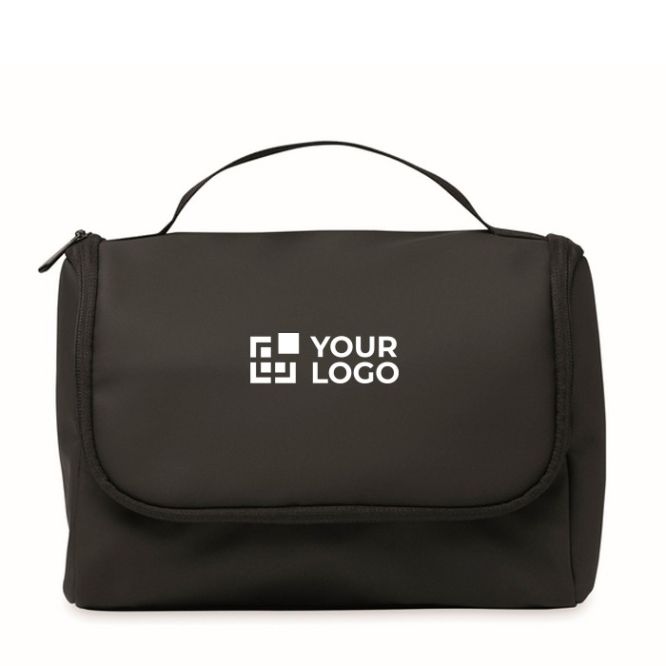 Neceser organizador de un compartimiento con gancho para colgar