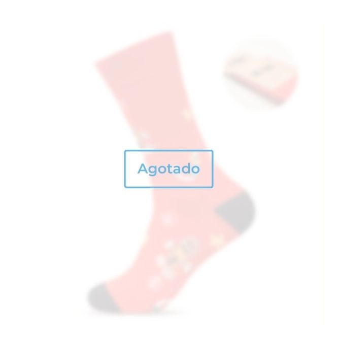 Par de calcetines estilo navideño vista principal - agotado