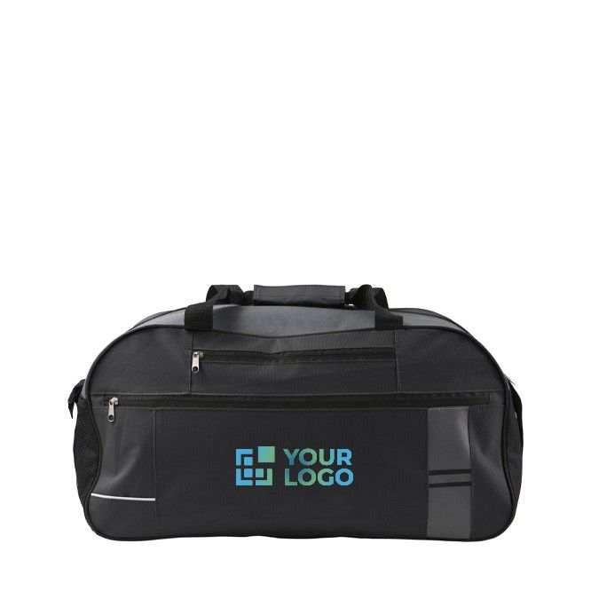 Bolsa deportiva con varios compartimientos y tira reflectante