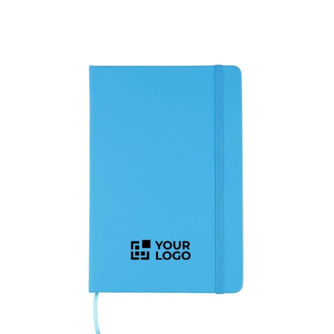 Libreta de tapa dura RPET con todo a juego hojas a rayas A5