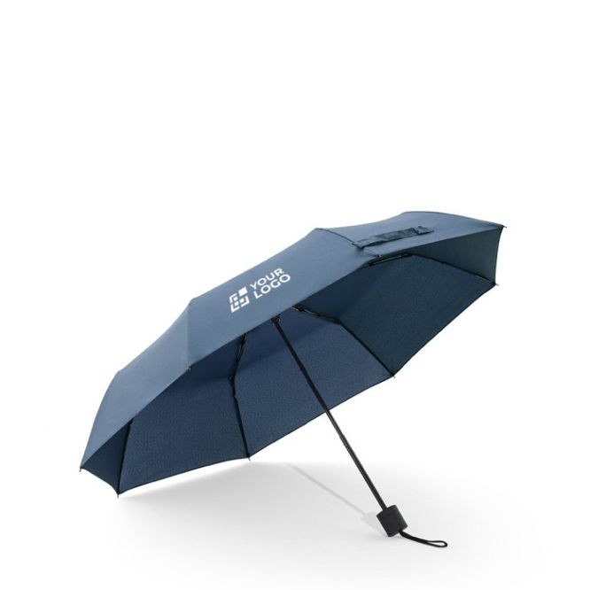 Paraguas plegable 3 secciones rPET con varillas fibra vidrio Ø98