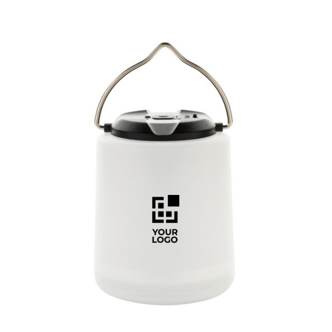 Lámpara portátil en plástico eco con tres modos de iluminación LED