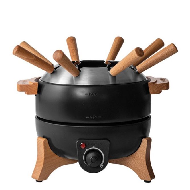 Fondue eléctrica con control preciso y capacidad para 8 personas Boska