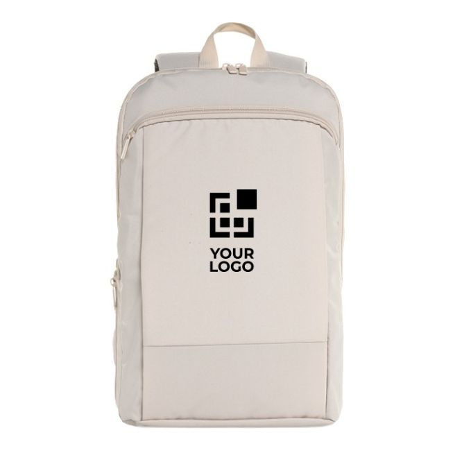 Mochila ultradelgada en RPET con diseño expandible 15.6