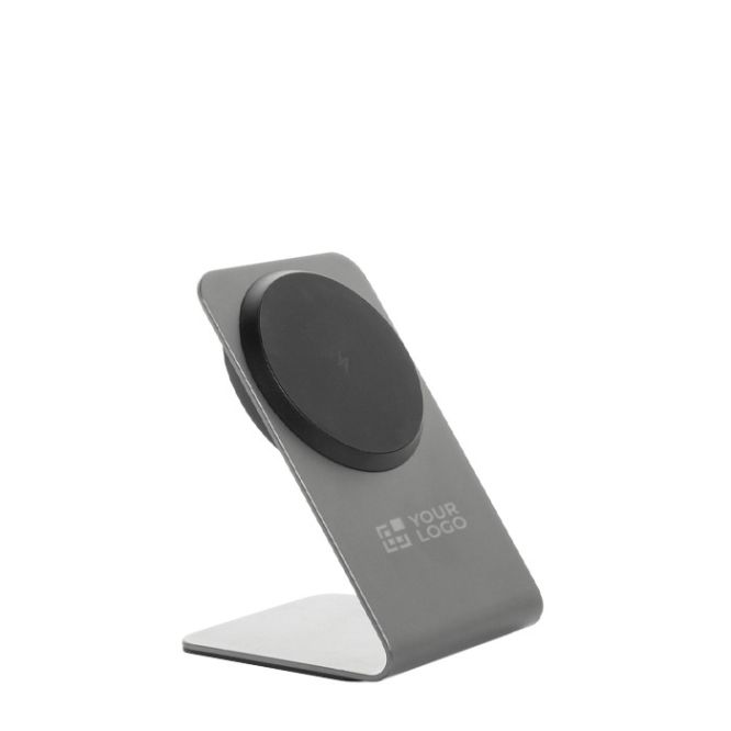 Cargador inalámbrico magnético premium de aluminio reciclado 15W