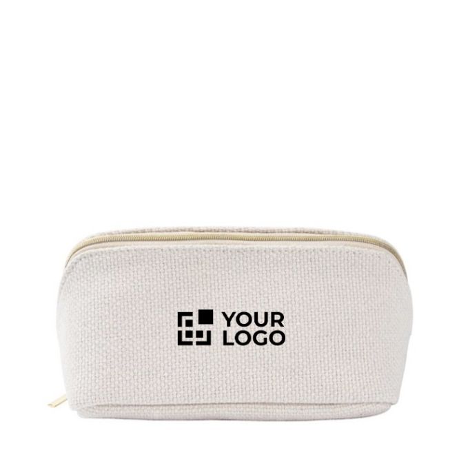 Neceser de un compartimiento de poliéster de tacto suave 450 g/m2