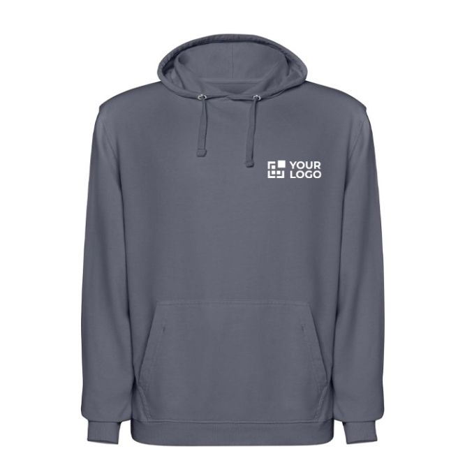 Sudadera unisex con capucha y acabado lavado 250 g/m2 Roly Kenia 