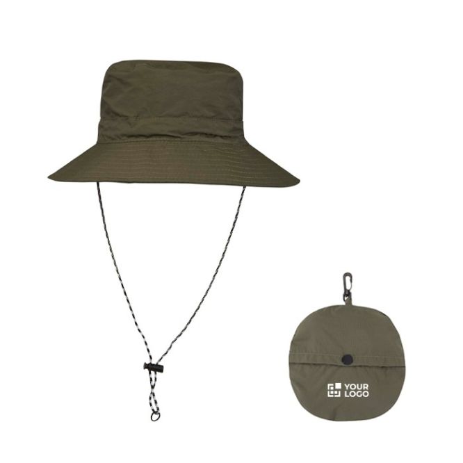 Sombrero tipo bob de nailon con diseño plegable 100 g/m2