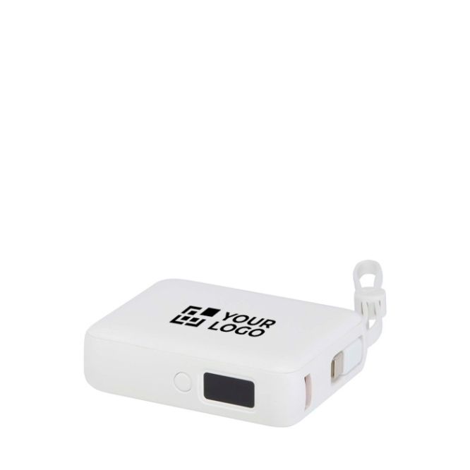 Batería externa de plástico reciclado con carga rápida 10.000 mAh