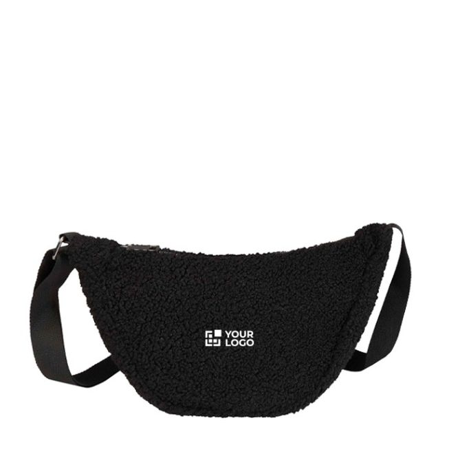 Bolso bandolera de sherpa reciclada con correas de hombros 3L