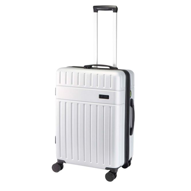 Trolley expandible de plástico reciclado resistente a impactos