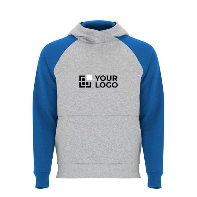 Sudadera infantil bicolor con capucha 280 g/m2 Roly Badet 