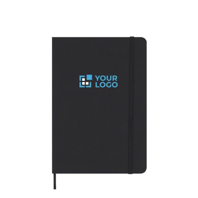 Libreta de hojas lisas con planificador mensual en inglés incluido