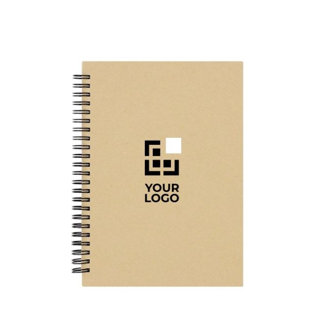 Libreta a rayas con planificador mensual en inglés incluido